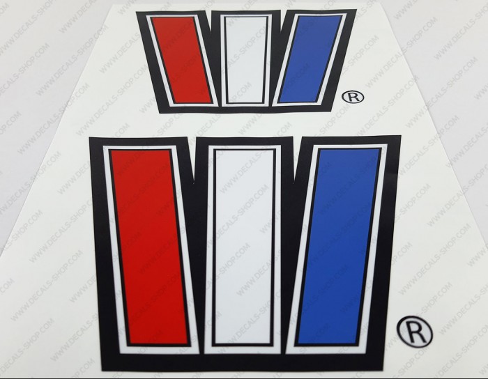 Wellcraft Boat W Logo Decal Set of 2 x 7.5"
